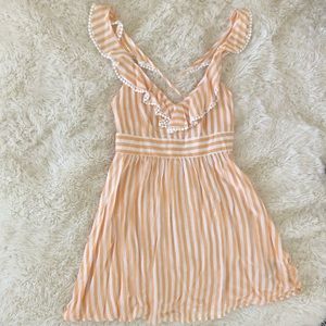 Yellow and White Sundress